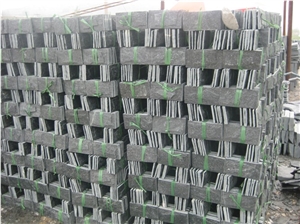 Wellest Black Quartzite Mushroom Stone, Wall Cladding Tile,Veneer Panel,China Natural Black Quartzite,Qt020