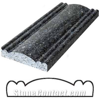 Wellest Blue Pearl Granite Door Frame,Window Frame,Molding & Border