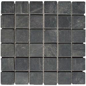 Wellest China Black Slate Mosaic,Model No.Ssm006