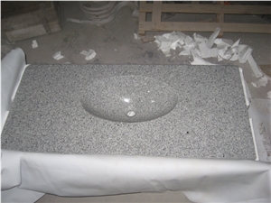 Wellest China Rose Beta,Luner Pearl,Grey Granite Vanity Top,Countertop, Bath Top,Natrual Stone
