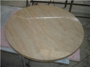 Wellest Coffee Travertine Restaurant Top,Kitchen Top,Round Top,Round Table,Natrual Stone Wellest Coffee Travertine Restaurant Top,Kitchen Top,Round Top,Round Table,Natrual Stone