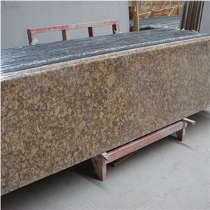 Wellest Giallo Fiorito Yellow Granite Countertop,Bar Top, Restaurant Top,Front Desk,Kitchen Top,Natrual Stone