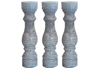 Wellest Grey Granite Baluster,Balustrade&Railings,China Granite,G261 Juparana Grey,Model No.Gb022