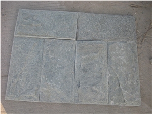 Wellest Grey Quartzite Mushroom Stone,Wall Cladding Tile,Veneer Panel,China Natural Black Quartzite,Qt021