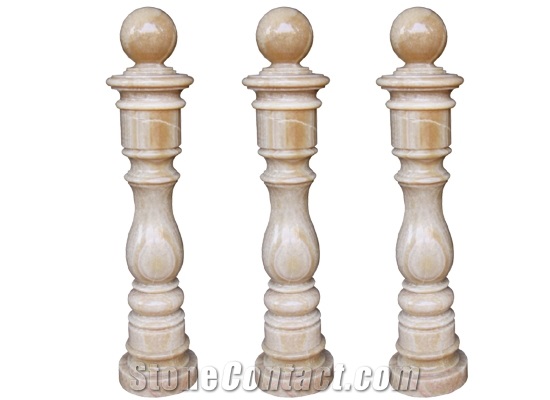 Wellest Honey Onyx Baluster,Balustrade&Railings,China Jade Baluster,Model No.Jb001