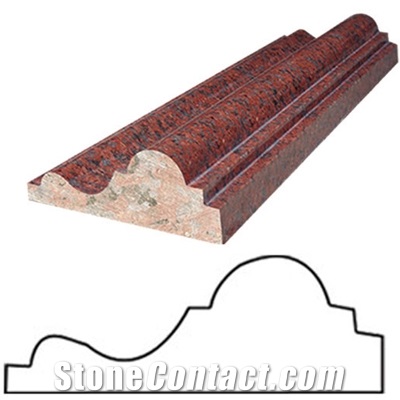 Wellest Indian Red Granite Door Frame,Window Frame