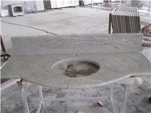Wellest Kashmir White Granite Vanity Top,Countertop, Bath Top,Natural Stone