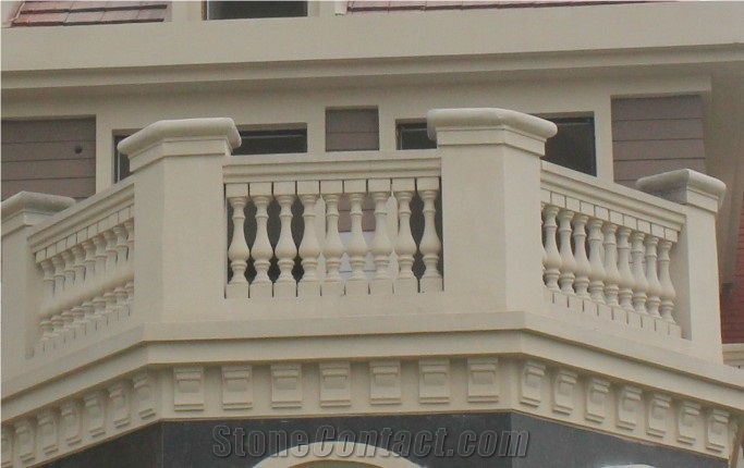 Wellest Light Beige Sandstone Baluster,Balustrade&Railings,China Sandstone, Model No.Sb005