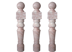 Wellest Marble Baluster,Balustrade & Railings,Agate Pink Baluster,Model No. Mb001,China Baluster