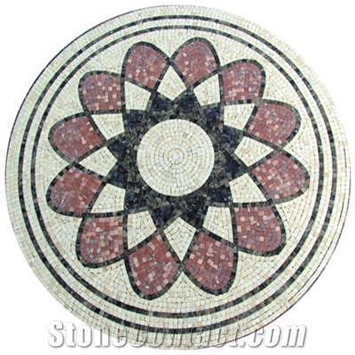 Wellest Marble Mosaic Medallion,Stone Pattern,Customized,Model No. Mm005 Marble Medallions
