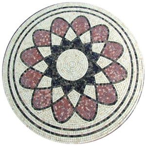Wellest Marble Mosaic Medallion,Stone Pattern,Customized,Model No. Mm005 Marble Medallions