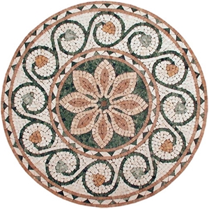 Wellest Marble Mosaic Medallion,Stone Pattern,Customized,Model No. Mm031 Marble Medallions