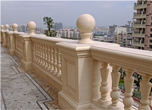 Wellest Moca Cream Limestone Baluster,Balustrade&Railings,Model No. Mb030