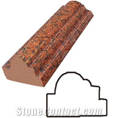 Wellest Mountain Red Granite Door Frame,Window Frame,Molding & Border