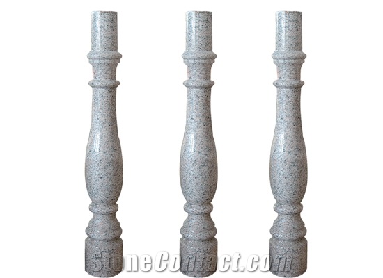 Wellest Pink Granite Baluster,Balustrade&Railings,China Granite,G681 Shrimp Pink,Model No.Gb017
