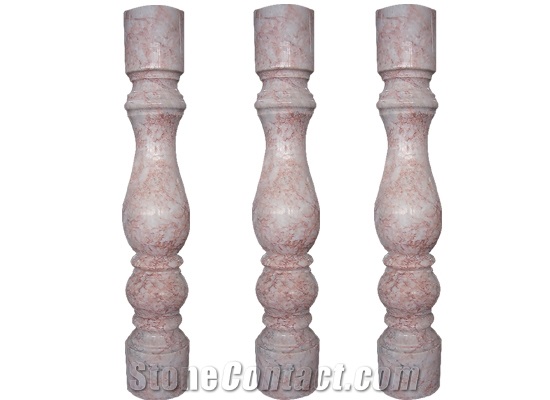 Wellest Pink Marble Baluster,Balustrade&Railings,Agate Pink Baluster ,Model No. Mb008