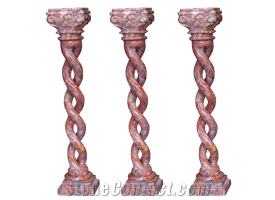 Wellest Pink Marble Baluster,Balustrade&Railings,Agate Pink Baluster ,Model No. Mb024