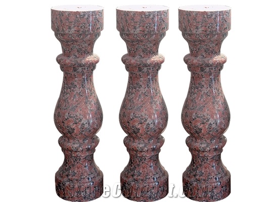 Wellest Red Granite Baluster,Balustrade&Railings,Santiago Red Granite,Model No.Gb023
