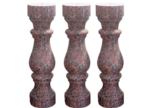 Wellest Red Granite Baluster,Balustrade&Railings,Santiago Red Granite,Model No.Gb023