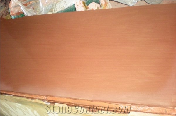 Wellest Rosso Wood Sandstone Flooring Tile, China Sandstone, Red Wood Wave,Natural Stone