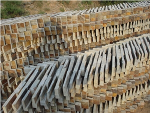 Wellest Rusty Slate Culture Stone Corner, Ledge Stone Corner,Stacked Stone Corner, Flat,Wall Cladding Tile ,Back Ground,Multi Colour Slate,Sl-015fc