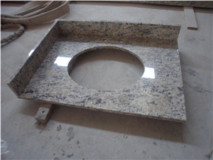 Wellest Santa Cecilia Granite Vanity Top,Countertop, Bath Top,Natural Stone