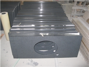 Wellest Sesame Black Granite Vanity Top,Bath Top ,Natrual Stone