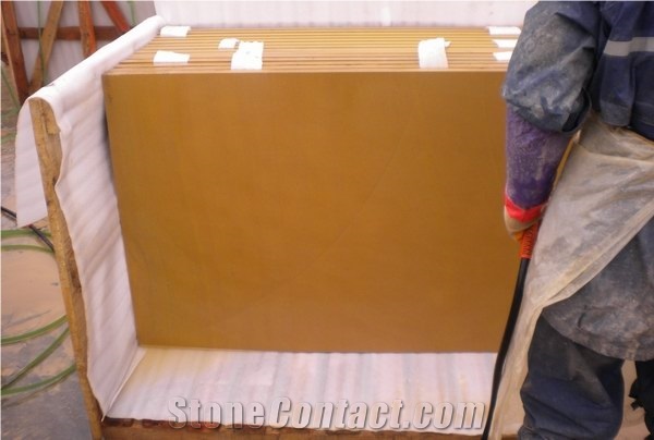 Wellest Sy153 Gold Sandstone Flooring Tile, Honed Finish,China Yellow Sandstone