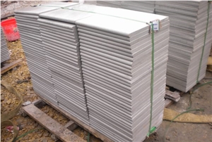 Wellest Sy157 White Sandstone Swimming Pool Coping, Honed Finish,Bullnose Edge,China White Sandstone