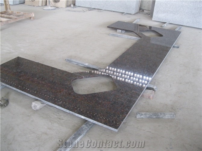Wellest Tan Brown Granite Countertop, Bar Top,Restaurant Top,Natural Stone