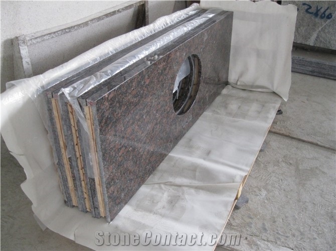 Wellest Tan Brown Granite Vanity Top,Countertop, Bath Top,Natural Stone