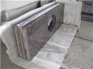 Wellest Tan Brown Granite Vanity Top,Countertop, Bath Top,Natural Stone