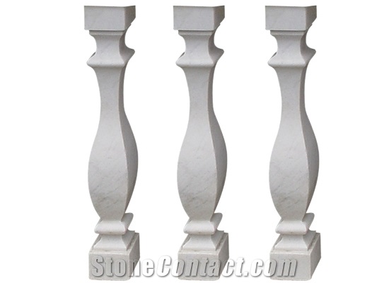 Wellest White Marble Baluster,Balustrade&Railings,Model No. Mb003,China White Jade