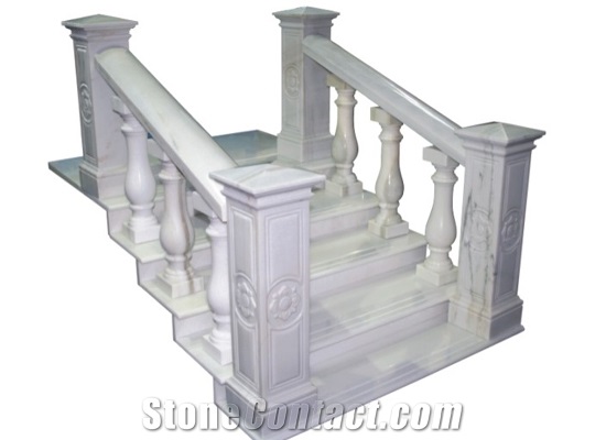 Wellest White Marble Baluster,Balustrade&Railings,Model No. Mb028