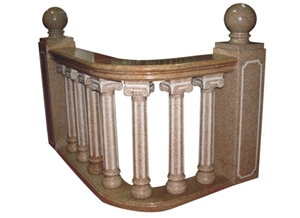 Wellest Yellow Granite Baluster,Balustrade&Railings,China Granite, G682 Sunset Yellow Dark Rusty Granite,Model No.Gb032 Wellest Yellow Granite Baluster,Balustrade&Railings,China Granite, G682 Sunset Yellow Dark Rusty Granite,Model No.Gb032