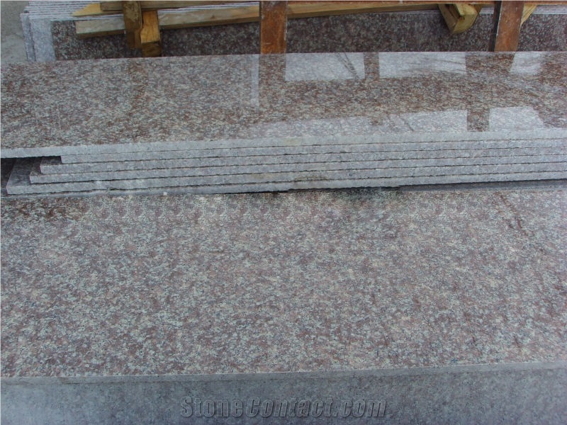 Granite G687, Red Granite Stairs & Steps
