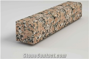 Curb Stone, Kerstone Ukrainian Red Granite Rosso Santiago