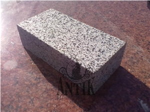 Grey Granite Cube Stones Top Flamed Machine Cut Grey Granite Cube Stones Top Flamed Machine Cut