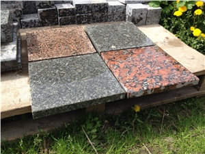 Red Granite Tiles, Red Granite Walling Tiles, Rosso Santiago Granite Tiles