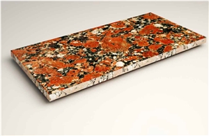 Red Granite Tiles, Red Granite Walling Tiles, Rosso Santiago Granite Tiles