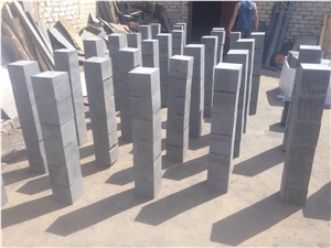 Ukrainian Basalt Cube Stone, Cobbles Black Basalt, Ukraine Black Basalt Cube Stone