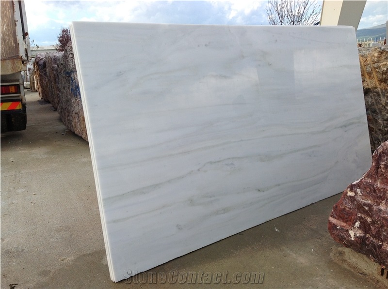 Dionyssos Marble Slabs & Tiles, Greece White Marble