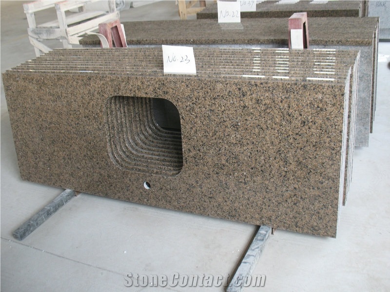 Tropical Brown Granite Countertops.Bath Tops