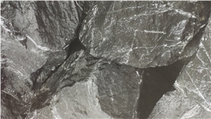 Black Stone Decorative Boulders