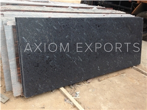Indian Flash Blue Granite Slabs & Tiles, Black Granite Flooring Tiles, Walling Tiles