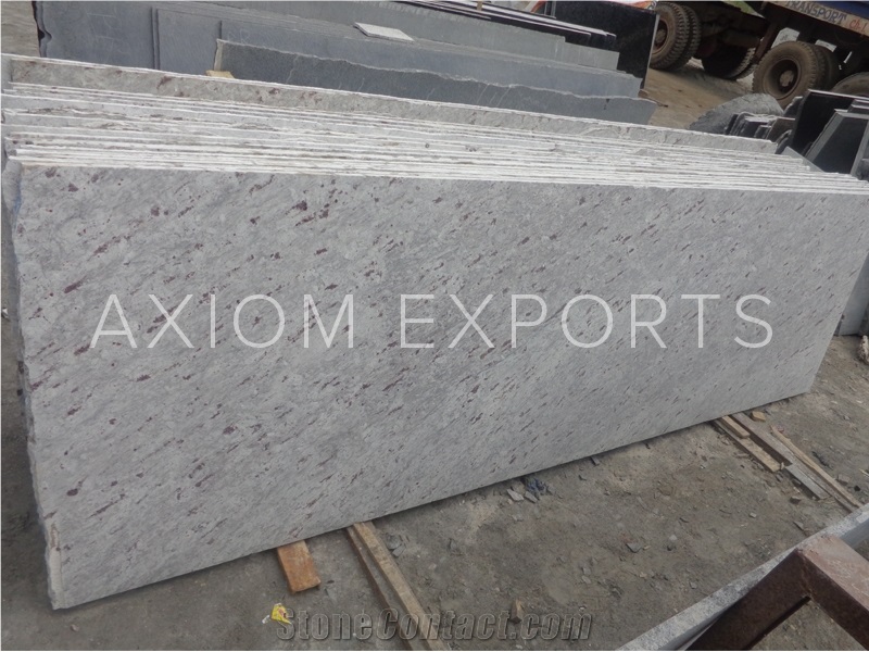 Indian Moon White Granite Slabs & Tiles, White Polished Granite Flooring Tiles, Walling Tiles