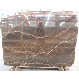 China Golden Brown Onyx Slabs & Tiles