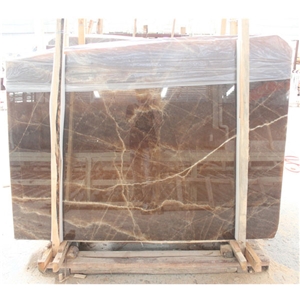 China Golden Brown Onyx Slabs & Tiles