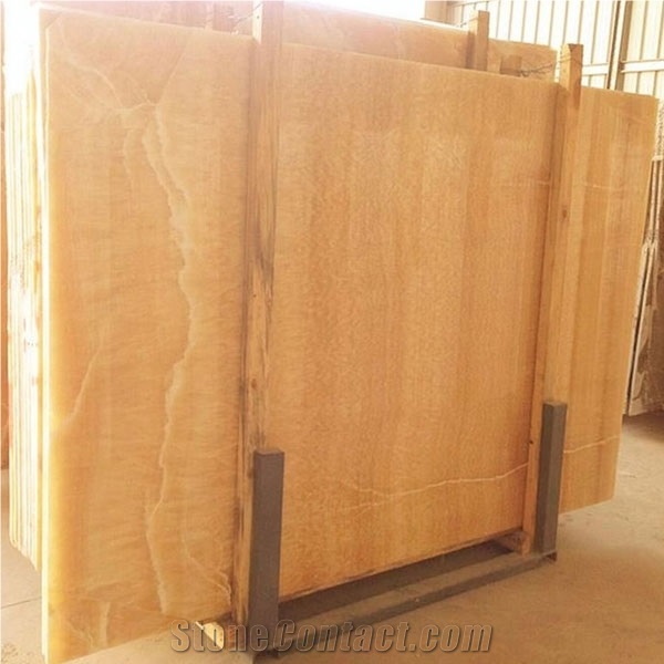 Yellow Honey Onyx Slabs, China Yellow Onyx