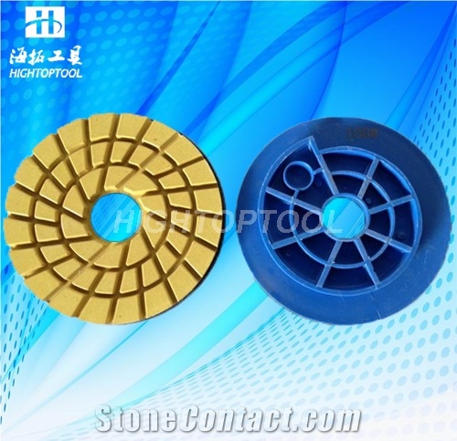 Snail Lock Diamond Edge Polishing Pad for Granite Marble Stone Polishing